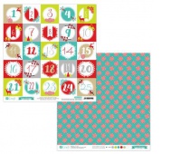 PAPIER DWUSTR. 30,5x30,5cm XMAS BOUTIQUE 08 5k, Podkategoria, Kategoria