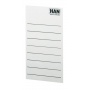 Self-adhesive Labels for Storage Containers grey-white