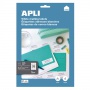 Etykiety uniwersalne APLI, 70x25,4mm, prostokątne, białe 10 ark., Etykiety samoprzylepne, Papier i etykiety