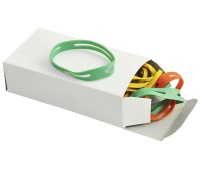 Gumki krzyżowe Q-CONNECT, 0,1kg, średnica 102mm, mix kolorów