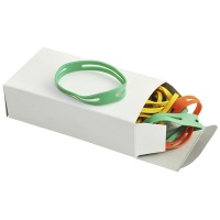Rubber Bands Q-CONNECT, 0. 1kg, diameter 102mm, assorted colours
