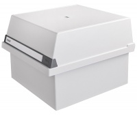 Card Index Box HAN Kartei, covered (with a lid), polystyrene, A4, grey