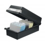 Card Index Box HAN Kartei, covered (with a lid), polystyrene, A5, black