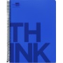 Spiral Notebook Think A4 square ruled 160sheets 70gsm perforation