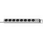 Surge Protection Strip BRENNENSTUHL SuperSolid, 8 sockets, 2. 5m, 4500A, silver