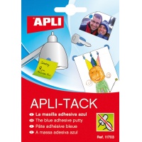 Masa mocująca APLI Apli-Tack, w bloku, 57g, niebieska, Kleje, Drobne akcesoria biurowe