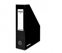 Pojemnik na dokumenty DONAU, karton, ścięty, A4/80mm, lakierowany, czarny, Pojemniki na dokumenty i czasopisma, Archiwizacja dokumentów