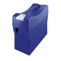 Suspension File Box HAN Swing Plus, polystyrene, A4, with lid, blue