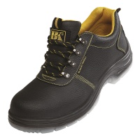 Safety Shoes BLACKNIGHT Low S1, leather uppers, size 42, black