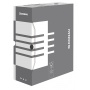Archive Box DONAU, cardboard, A4/120mm, grey