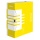 Pudło archiwizacyjne DONAU,   karton,   A4/120mm,   żółte