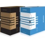 Archive Box DONAU, cardboard, A4/155mm, brown