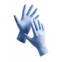 Rękawice Barbary jednorazowe nitryl pudr. rozm. 8 niebieskie 100szt., Rękawice, Ochrona indywidualna