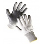 Heavy Duty Safety Gloves Razorbill glass fibre/nylon/spandex+nitrile size 7 silver
