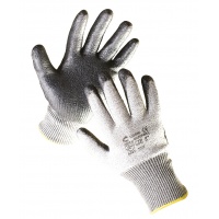 Rękawice Razorbill montażowe wł. szklane/nylon/spandex+nitryl rozm. 9 srebrne, Rękawice, Ochrona indywidualna