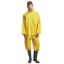 Spodnie i kurtka Carina poliester rozm. XL żółte, Zestaw przeciwdeszczowy, Ochrona indywidualna