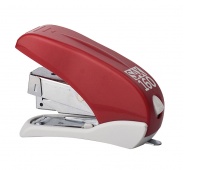 Stapler SAX 160, capacity 16 sheets, front loader, easier stapling, red