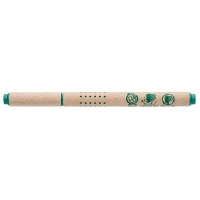 Długopis ICO Green, pakowany na displayu, brązowy, Długopisy, Artykuły do pisania i korygowania