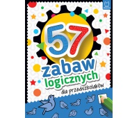 57 ZABAW LOGICZNYCH DLA PRZEDSZKOLAKÓW, Książeczki, Zabawki