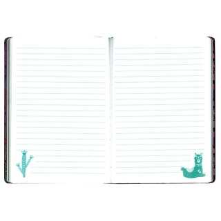 Notes A5 z okładką PU z gumką Paso Lama, Zeszyty, Artykuły szkolne