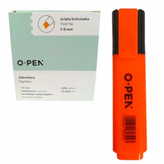 ZAKREŚLACZ DH106 POMARAŃCZOWY, Zakreślacze, Art. do pisania i korygowania