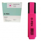 ZAKREŚLACZ DH106 R&Oacute;ŻOWY, Zakreślacze, Art. do pisania i korygowania