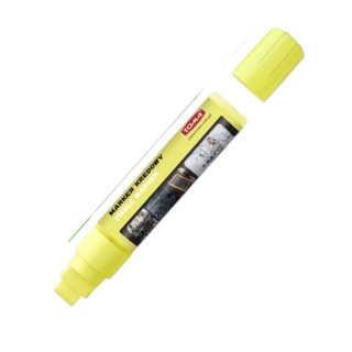 MARKER KREDOWY 15x8mm POMARAŃCZOWY, Markery do tablic, Art. do pisania i korygowania