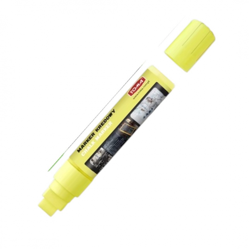 MARKER KREDOWY 15x8mm POMARAŃCZOWY, Markery do tablic, Art. do pisania i korygowania