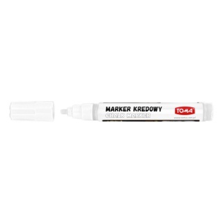 MARKER KREDOWY 4,5MM BIAŁY, Markery do tablic, Art. do pisania i korygowania
