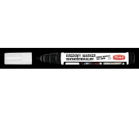 MARKER KREDOWY 4,5MM CZARNY, Markery, Artykuły do pisania i korygowania