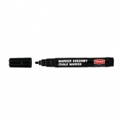 MARKER KREDOWY 4,5MM CZARNY, Markery do tablic, Art. do pisania i korygowania