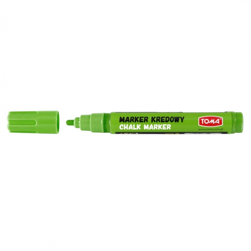 MARKER KREDOWY 4,5MM ZIELONY, Markery do tablic, Art. do pisania i korygowania