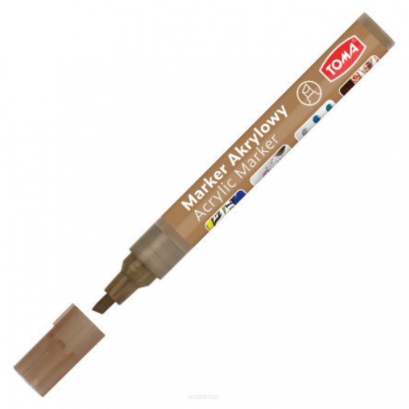 ARTLINE MARKER AKRYLOWY BRĄZ, Markery olejowe i lakierowe, Art. do pisania i korygowania