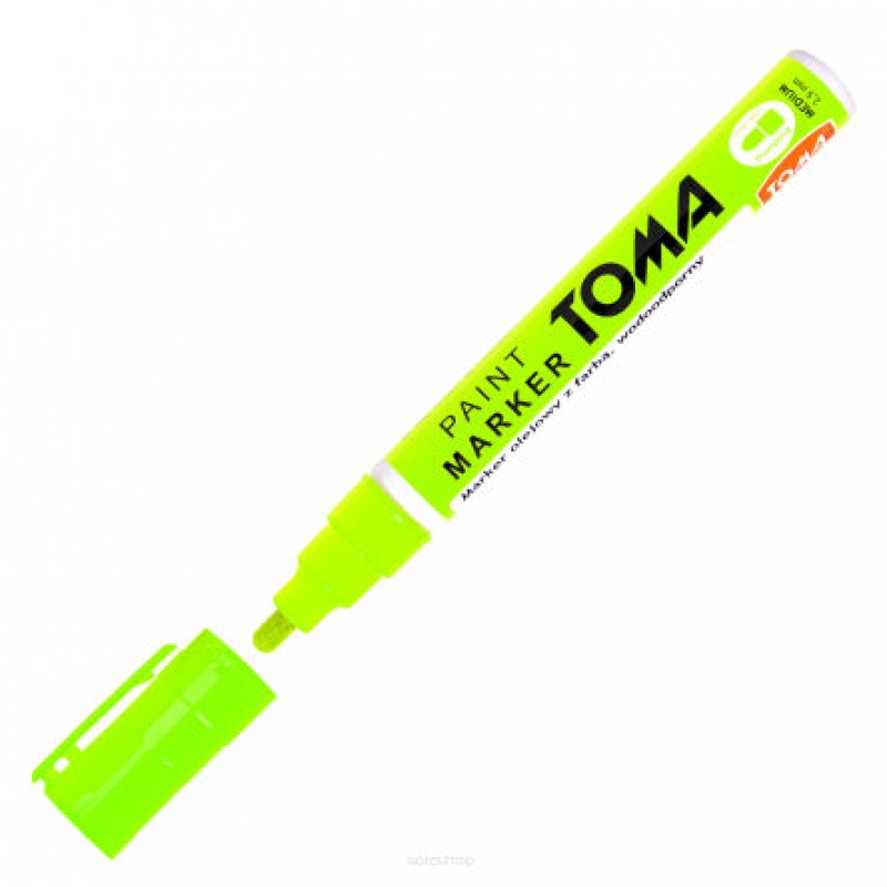 MARKER OLEJOWY TO-440 ZIELONY NEON, Markery olejowe i lakierowe, Art. do pisania i korygowania