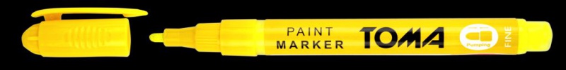 MARKER OLEJOWY FINE TO-441 ŻÓŁTY NEON, Markery, Artykuły do pisania i korygowania