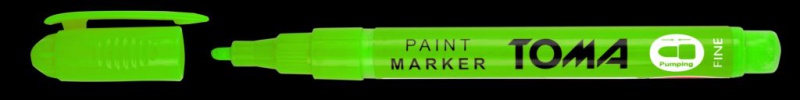 MARKER OLEJOWY FINE TO-441 ZIELONY NEON, Markery, Artykuły do pisania i korygowania