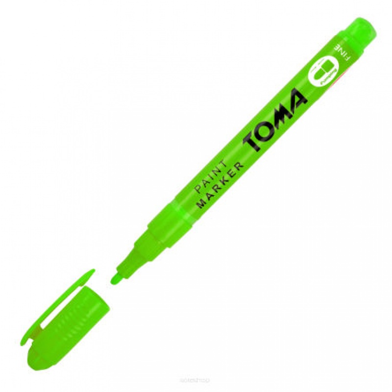 MARKER OLEJOWY FINE TO-441 ZIELONY NEON, Markery olejowe i lakierowe, Art. do pisania i korygowania