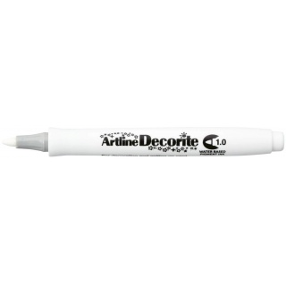 MARKER DECORITE 1MM BIAŁY, Markery, Artykuły do pisania i korygowania