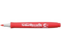 MARKER DECORITE 1MM CZERWONY, Markery, Artykuły do pisania i korygowania
