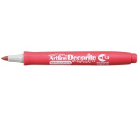 MARKER DECORITE 1MM METAL.CZERWONY, Markery, Artykuły do pisania i korygowania