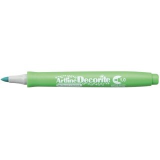 MARKER DECORITE 1MM METAL.ZIELONY, Markery, Artykuły do pisania i korygowania