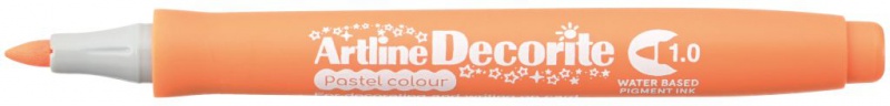 MARKER DECORITE 1MM PASTELOWY POMARAŃCZOWY, Markery, Artykuły do pisania i korygowania