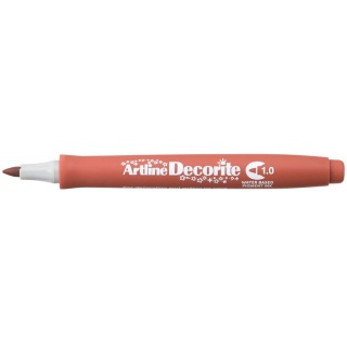 MARKER DECORITE 1MM BRĄZOWY, Markery, Artykuły do pisania i korygowania