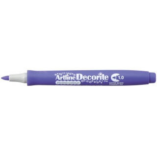 MARKER DECORITE 1MM PASTELOWY FIOLETOWY, Markery, Artykuły do pisania i korygowania