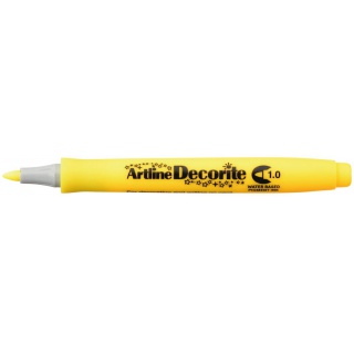MARKER DECORITE 1MM ŻÓŁTY, Markery, Artykuły do pisania i korygowania