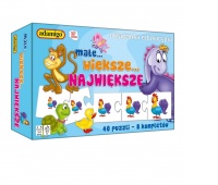 MAŁE, WIĘKSZE, NAJWIĘKSZE - UKŁADANKA, Edukacyjne, Gry