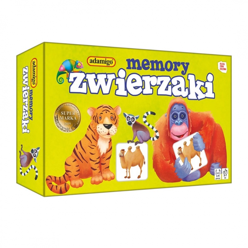 GRA MEMORY MINI-ZWIERZAKI 7189, Domino i memos, Gry