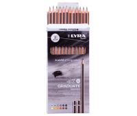 LYRA GRADUATE GRAPHITE OŁÓWKI 4H-6B /12/, Podkategoria, Kategoria
