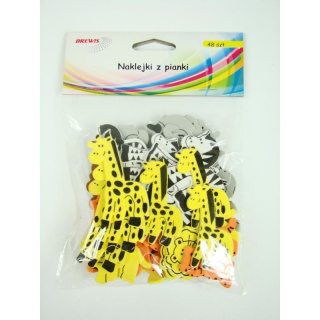 NAKLEJKI Z PIANKI PVC09 ZOO, Podkategoria, Kategoria