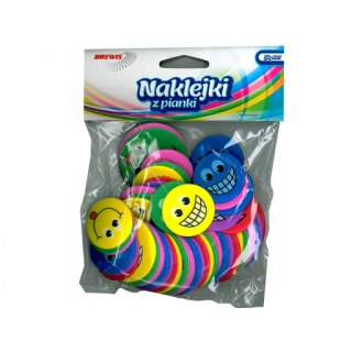 NAKLEJKI Z PIANKI PVC19 UŚMIECHY 2, Podkategoria, Kategoria